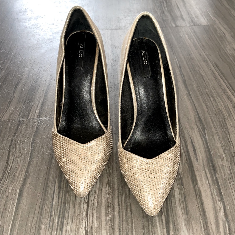 Gold heels